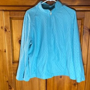 Croft & Barrow Womens Blue Cozy Warm Sweatshirt
